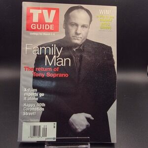 TV Guide Magazine March 3-9 2001 Tony Soprano James Gandolfini Excellent